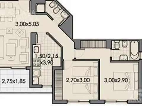 Alquiler Departamento Altos Porteños piso medio con vista a los jardines !
