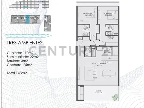 Aqua Marina Nordelta al Río Depto 3 amb con financiación