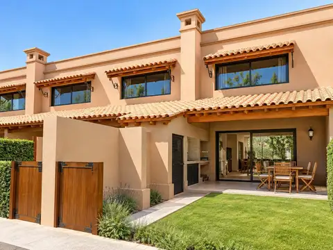 VENTA - Casa de tres dormitorios con jardín, cochera, amenities en Condos Ugarteche, Aldea Fisherton