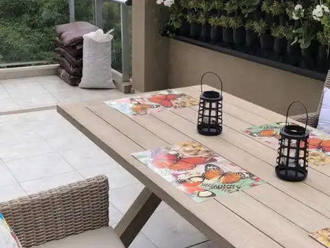 ALQUILER 2 AMB AMOBLADO CON TERRAZA Y PARRILLA PROPIA