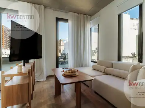 Departamento Monoambiente con 1 baño