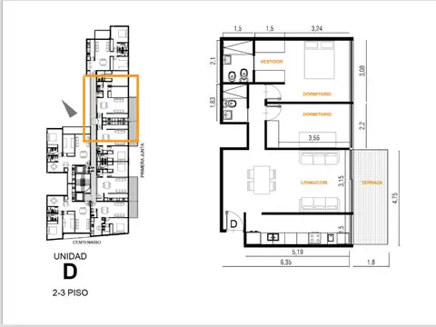 Departamento en Venta de 3 ambientes