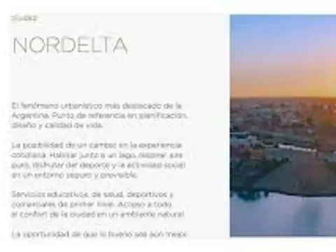 Terreno en Venta en Otros barrios de Nordelta, USD 330.000