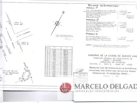 Terreno 20.000 m2 de incidencia en la Boca
