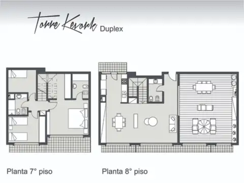 Departamento 4 ambientes con 2 baños