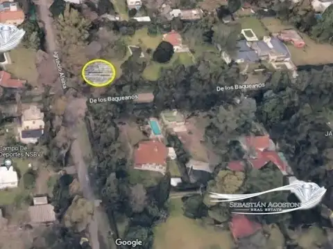 Terreno en Venta 20  mts Fondo