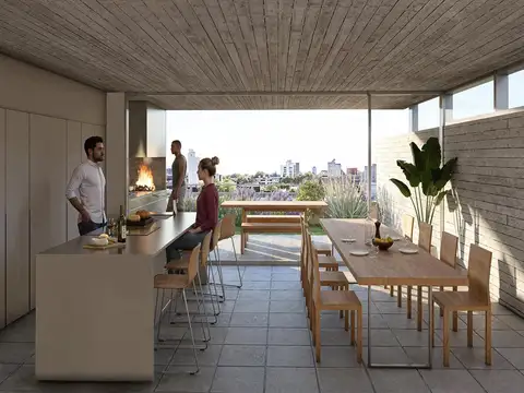 Departamento Monoambiente con 1 baño