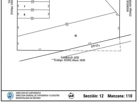 TERRENO EN VENTA EN BARRIO MATHEU