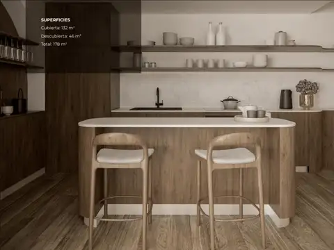 Casa 4 ambientes con 2 baños