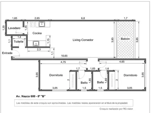 Departamento en Venta en Flores, USD 330.000