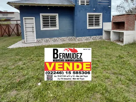 Venta Chalet 3 Ambientes Calle 80 Entre 8 Y 9 Mar Del Tuyu