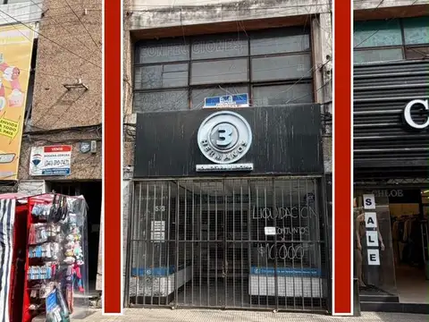Alquiler - local al frente con depósito, 400 m2 en total en calle san luis - centro, rosario