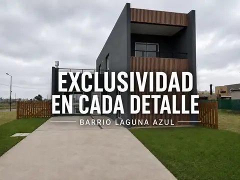 CASA 4 AMBIENTES BARRIO PRIVADO LAGUNA AZUL