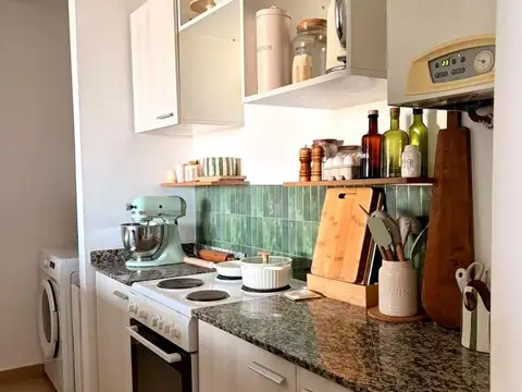 Departamento 2 ambientes con 2 baños
