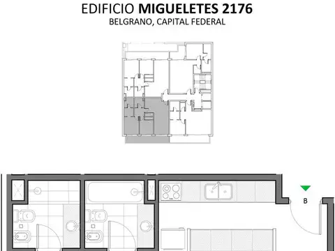 Departamento en Venta en Belgrano Chico, USD 318.200