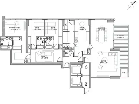 Departamento en Venta en Palermo Soho, USD 1.200.000
