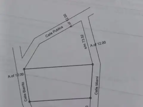 Terreno en Venta 52  mts Frente