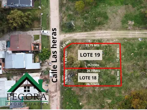 Terreno - Calle Las Heras y Cuyo lote 19 - CON ESCRITURA - Belen de Escobar