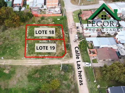 Terreno en Venta 14  mts Frente