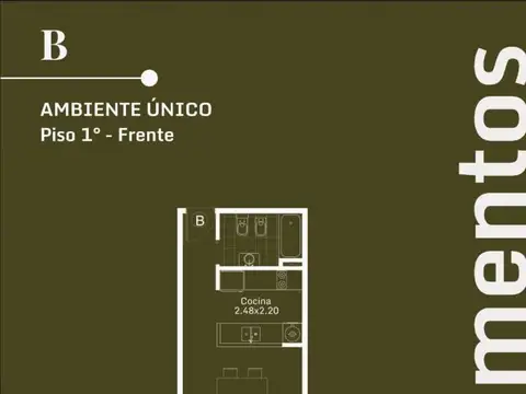 EN VENTA EMPRENDIMIENTO, DEPARTAMENTO 3 AMBIENTES EN CASEROS SOBRE HORNOS - FICHA 9649