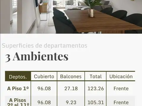 Departamento en Venta de 2 dormitorios