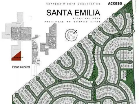 Terreno en Venta en Pilar del Este - Santa Emilia, USD 62.000
