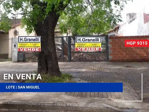 Terreno - Venta - Argentina, San Miguel - Domingo Faustino Sarmiento 1920