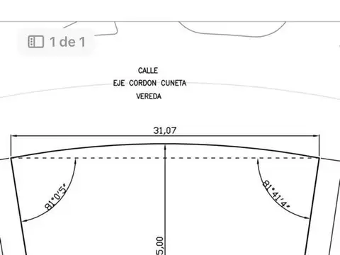 Terreno en Venta de 1184,0 m2