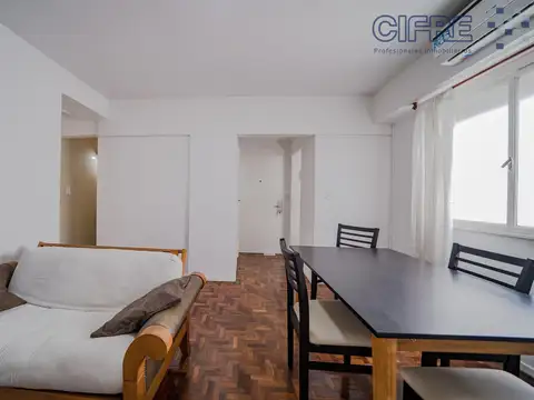 Departamento 2 ambientes con 1 baño