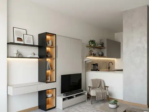 Departamento en Venta de 1 dormitorio