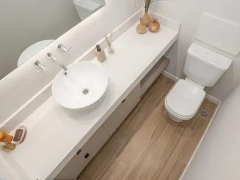 Departamento 2 ambientes con 2 baños
