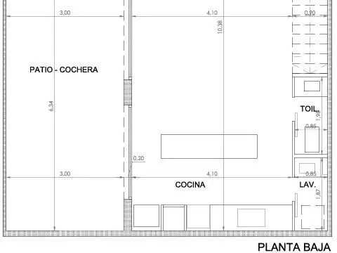 Departamento en Venta con 1 cocheras