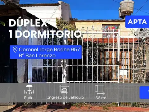 VENTA DÚPLEX 1 DORMITORIO JORGE RODHE 957 NEUQUÉN