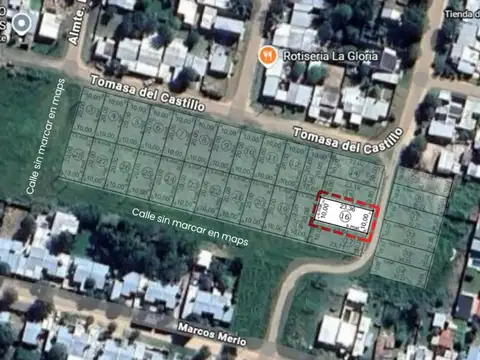 Terreno en Venta en Coronda, USD 17.500