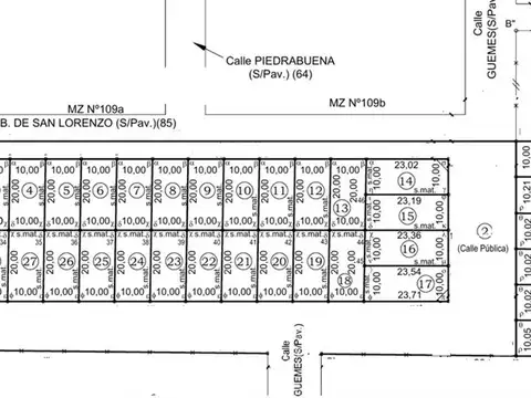 Terreno en Venta de 234,0 m2
