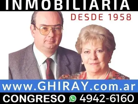 1 amb. Congreso, Rivadavia 1900, c/fte, 34 m2, a nuevo