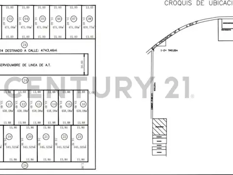 2 Hectareas con Proyecto de LOTEO