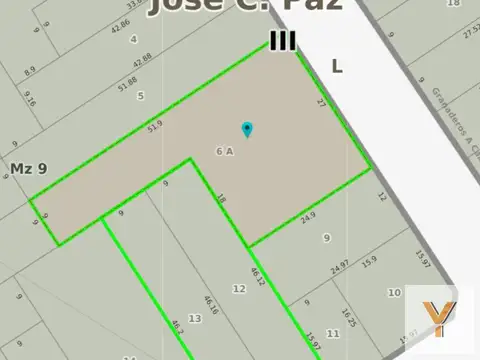 Terreno en venta - 1.760Mts2 - José C. Paz
