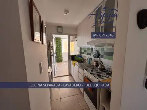 Departamento 2 ambientes con 1 baño