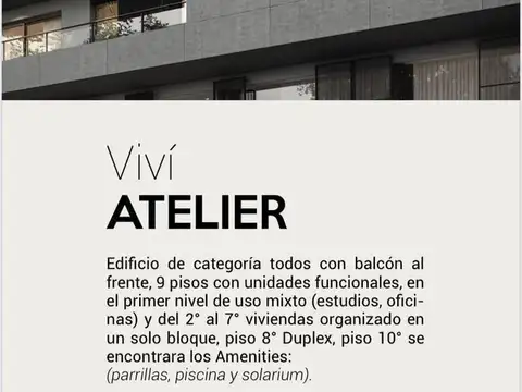 Departamento Monoambiente con 1 baño