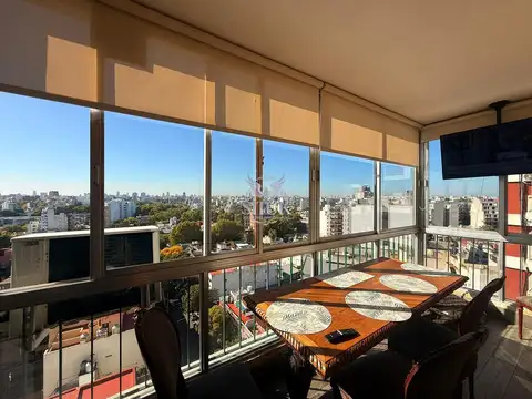 ALQUILER DEPARTAMENTO 2 AMBIENTES CON BALCON + ESCRITORIO AMOBLADO