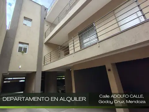 Departamento en alquiler c/ cochera en Godoy Cruz