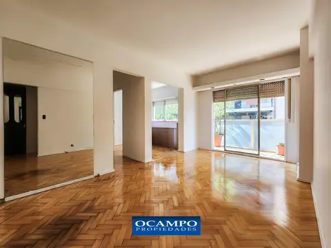 Venta de departamento 2 ambientes con estar-comedor ampliado y balcón al frente en Palermo