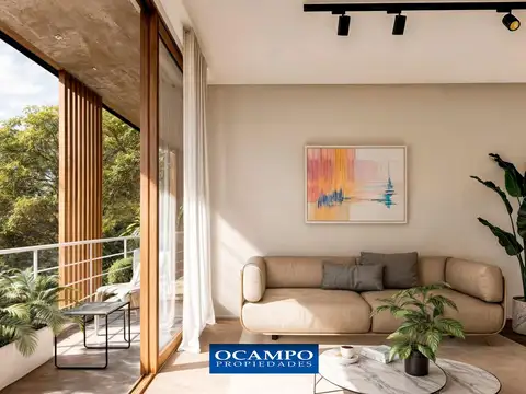 Departamento 2 ambientes con 1 baño