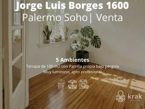 Espectacular PH con Terraza Propia - Palermo Soho - Muy buena ubicación
