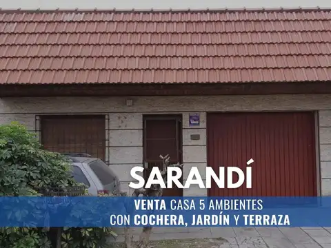 Casa 5 ambientes con cochera en Sarandi