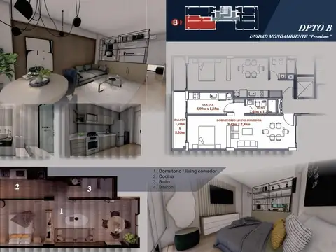 Departamento en Barrio Norte