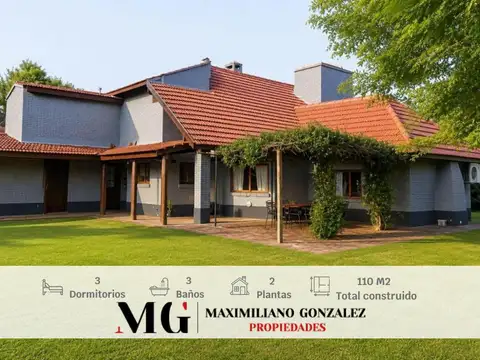 Casa en venta y alquiler, 5 ambientes - La Martona