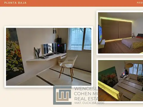 Depto Tipo Casa 3 ambientes con 2 baños