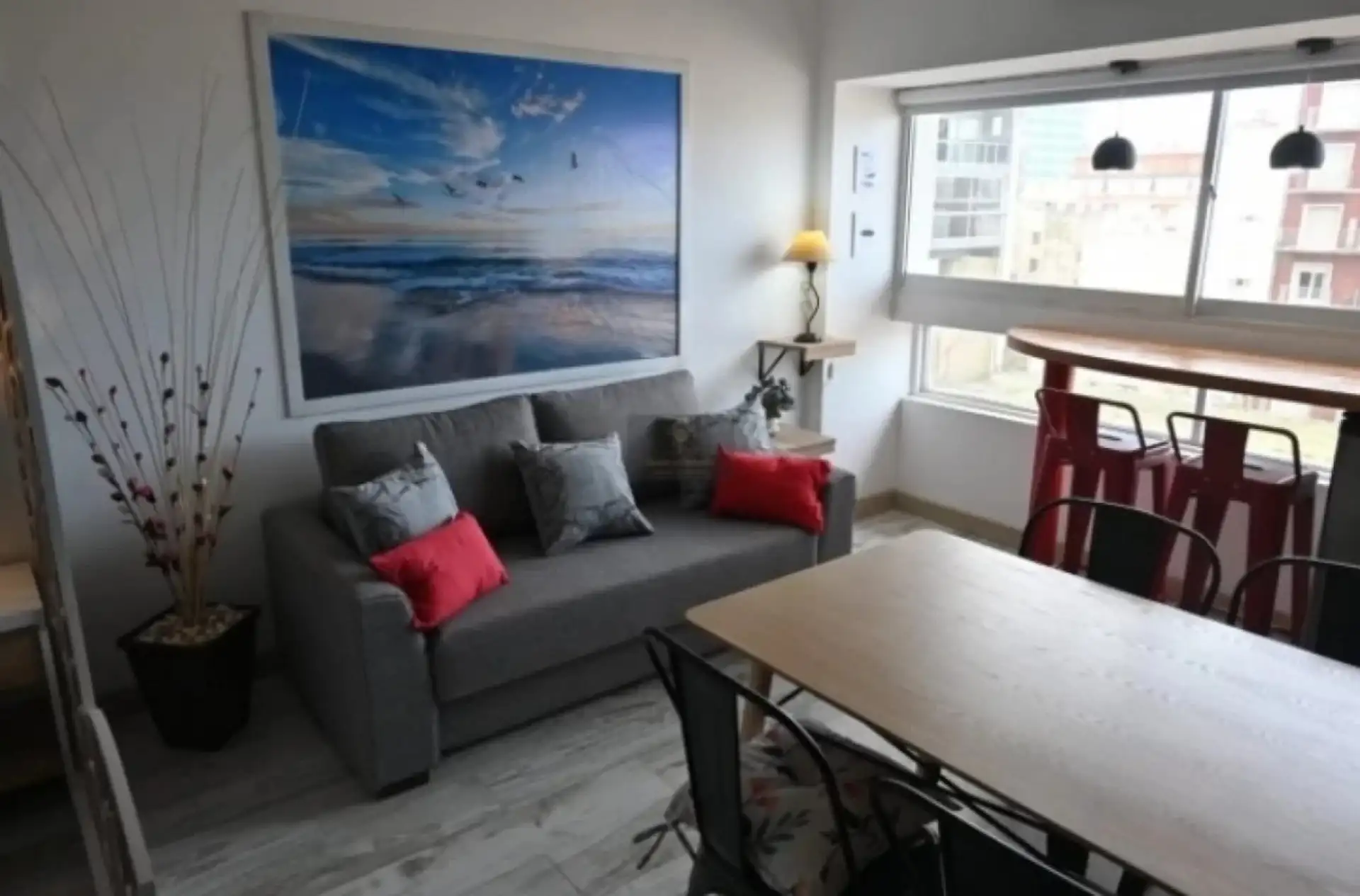 Depto 1 amb, 29m² con vista al mar — Centro